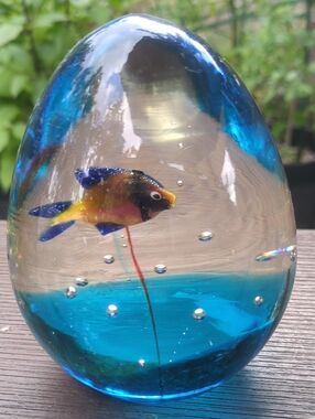 Murano Fish Blown Glass
